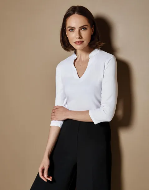  Kratka majica s 3/4 rukavima s mandarinskim ovratnikom standardnog kroja - Kustom Kit