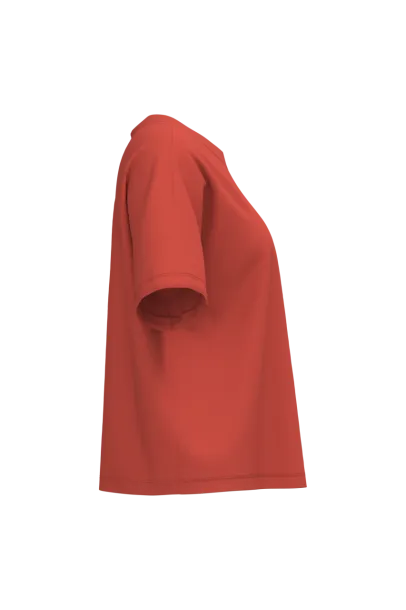  Ženska oversize eko majica kratkih rukava, 180 g/m2 - Native Spirit Paprika