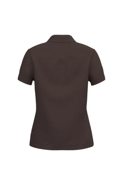  LADIES’ SHORT-SLEEVED PIQUÉ POLO SHIRT - Kariban Chocolate