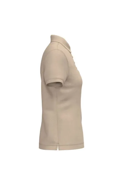  Ženska polo pique majica kratkih rukava, 180 g/m2 - Kariban Pijesak smeđa
