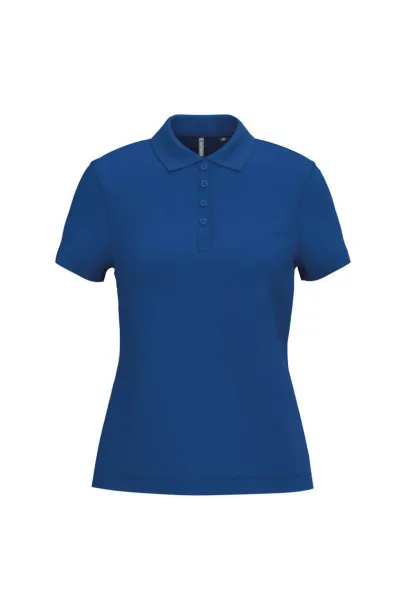  LADIES’ SHORT-SLEEVED PIQUÉ POLO SHIRT - Kariban Royal blue