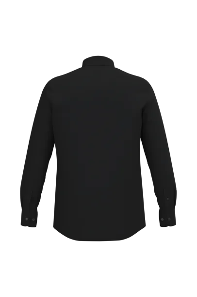  MEN LONG-SLEEVED EASY CARE SHIRT WITHOUT POCKET - Kariban Black