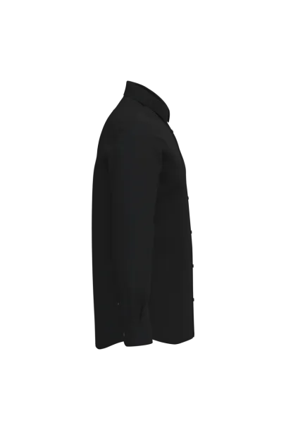  MEN LONG-SLEEVED EASY CARE SHIRT WITHOUT POCKET - Kariban Black