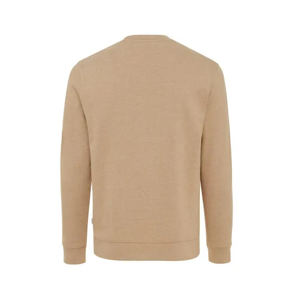  Iqoniq Denali recycled cotton crew neck undyed, natural raw - iqoniq heather brown 