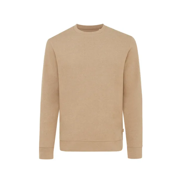  Iqoniq Denali recycled cotton crew neck undyed, natural raw - iqoniq heather brown 