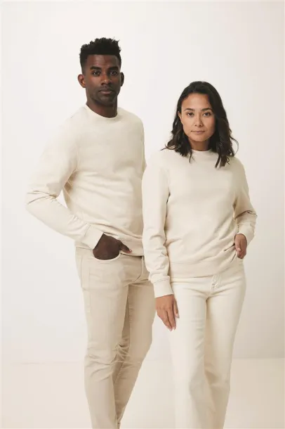  Iqoniq Denali recycled cotton crew neck undyed, natural raw - iqoniq natural raw 