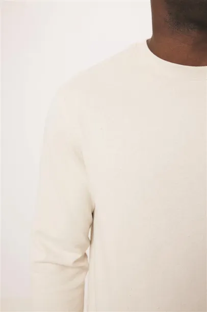  Iqoniq Denali recycled cotton crew neck undyed, natural raw - iqoniq natural raw 