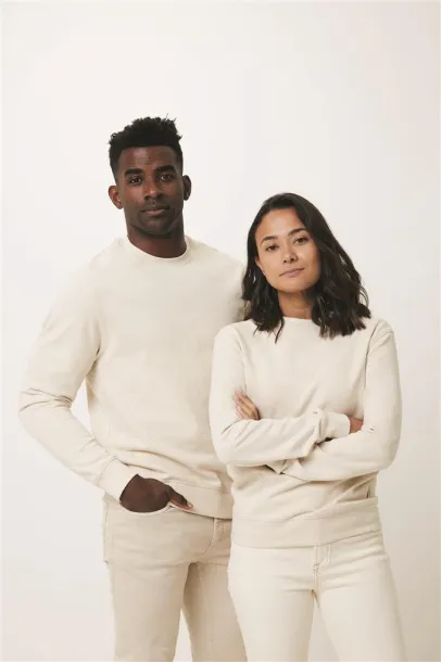  Iqoniq Denali recycled cotton crew neck undyed, natural raw - iqoniq natural raw 