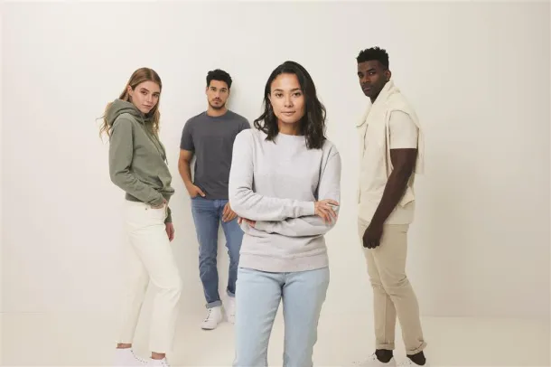  Iqoniq Denali recycled cotton crew neck undyed, natural raw - iqoniq natural raw 