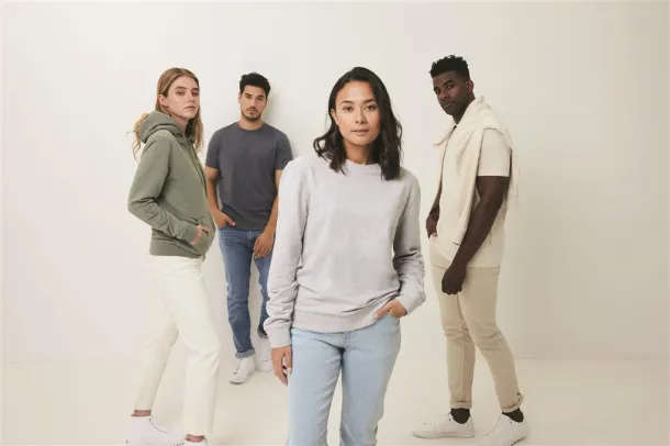  Iqoniq Denali recycled cotton crew neck undyed, natural raw - iqoniq natural raw 