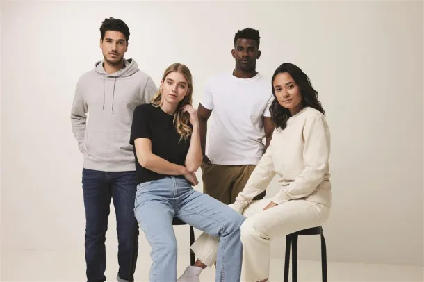  Iqoniq Denali recycled cotton crew neck undyed, natural raw - iqoniq natural raw 