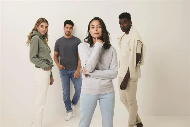  Iqoniq Denali recycled cotton crew neck undyed, natural raw - iqoniq natural raw 