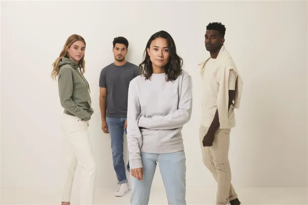  Iqoniq Denali recycled cotton crew neck undyed, natural raw - iqoniq natural raw 