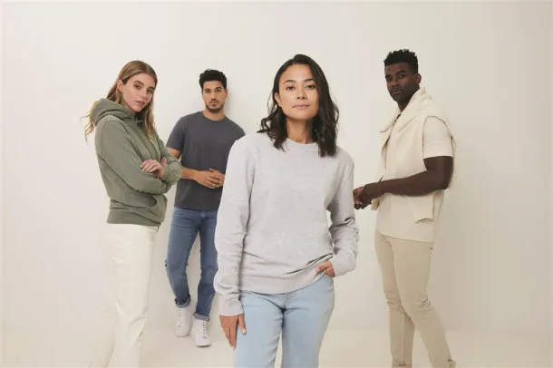  Iqoniq Denali recycled cotton crew neck undyed, natural raw - iqoniq natural raw 