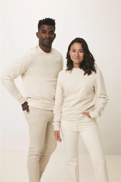  Iqoniq Denali recycled cotton crew neck undyed, natural raw - iqoniq natural raw 