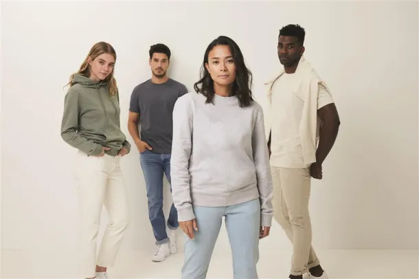  Iqoniq Denali recycled cotton crew neck undyed, natural raw - iqoniq natural raw 