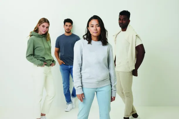  Iqoniq Denali recycled cotton crew neck undyed, natural raw - iqoniq natural raw 