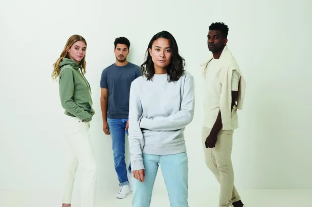  Iqoniq Denali recycled cotton crew neck undyed, natural raw - iqoniq natural raw 