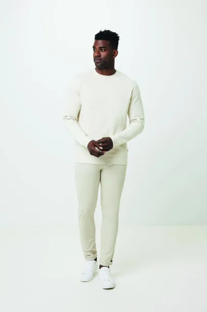  Iqoniq Denali recycled cotton crew neck undyed, natural raw - iqoniq natural raw 