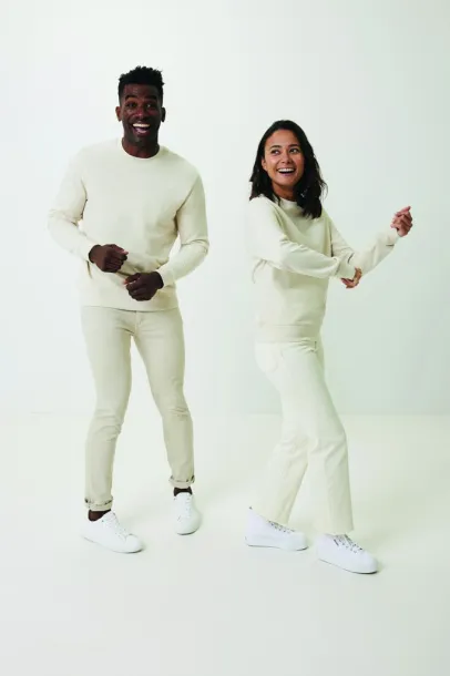  Iqoniq Denali neobojeni pulover od recikiranog pamuka - iqoniq natural raw 