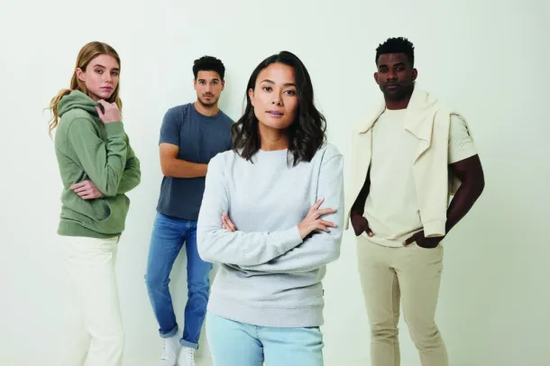  Iqoniq Denali recycled cotton crew neck undyed, natural raw - iqoniq natural raw 