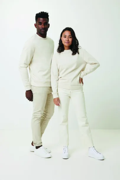  Iqoniq Denali recycled cotton crew neck undyed, natural raw - iqoniq natural raw 