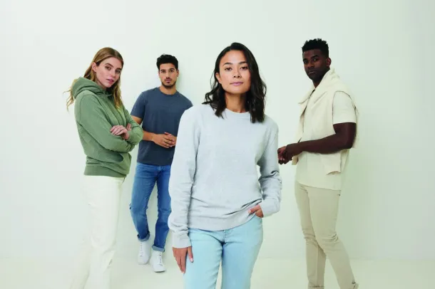  Iqoniq Denali recycled cotton crew neck undyed, natural raw - iqoniq natural raw 