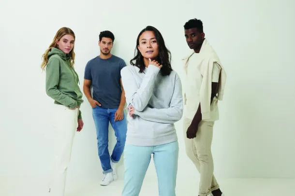  Iqoniq Denali recycled cotton crew neck undyed, natural raw - iqoniq natural raw 