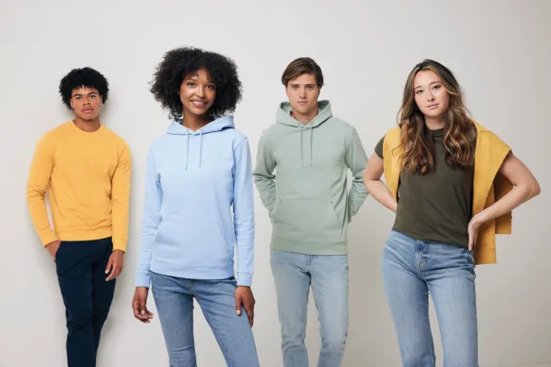  Iqoniq Jasper unisex hoodie od recikliranog pamuka - iqoniq Oker žuta