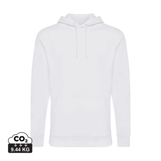 Iqoniq Jasper unisex hoodie od recikliranog pamuka - iqoniq recycled white