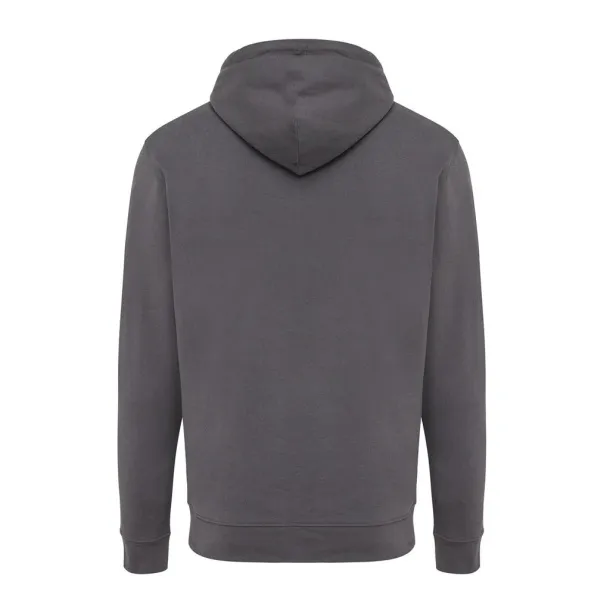  Iqoniq Jasper recycled cotton unisex hoodie - iqoniq anthracite