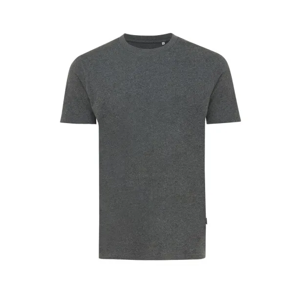  Iqoniq Manuel recycled cotton unisex t-shirt undyed, natural raw - iqoniq heather anthracite 
