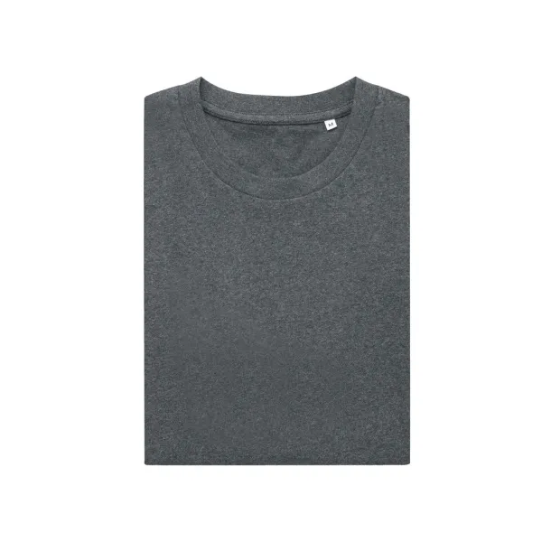  Iqoniq Manuel recycled cotton unisex t-shirt undyed, natural raw - iqoniq heather anthracite 