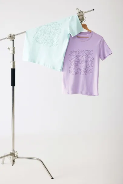 Iqoniq Brett unisex kratka majica od recikliranog pamuka, 180 g/m2 - iqoniq Lavanda