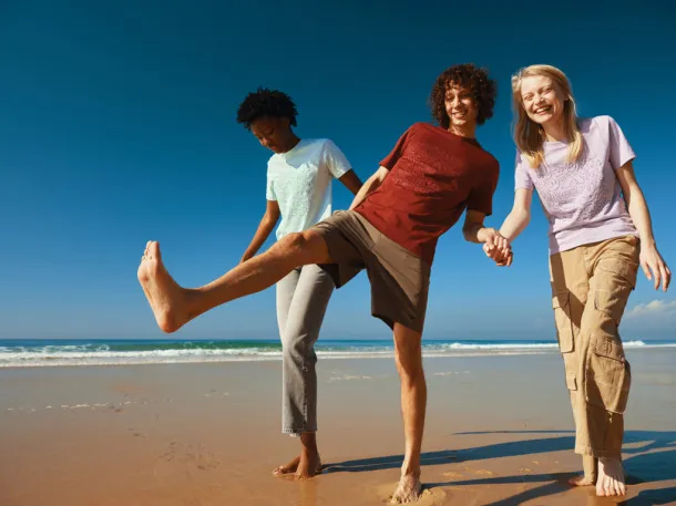 Iqoniq Brett recycled cotton t-shirt - iqoniq Lavanda