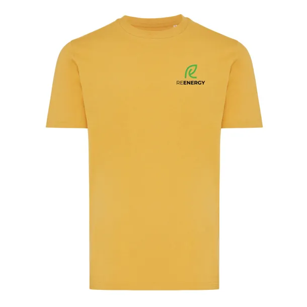 Iqoniq Brett unisex kratka majica od recikliranog pamuka, 180 g/m2 - iqoniq Oker žuta
