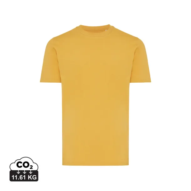 Iqoniq Brett recycled cotton t-shirt - iqoniq Oker žuta