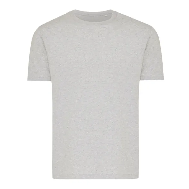 Iqoniq Brett unisex kratka majica od recikliranog pamuka, 180 g/m2 - iqoniq light heather grey