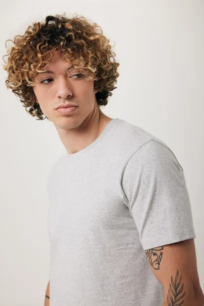 Iqoniq Brett recycled cotton t-shirt - iqoniq light heather grey