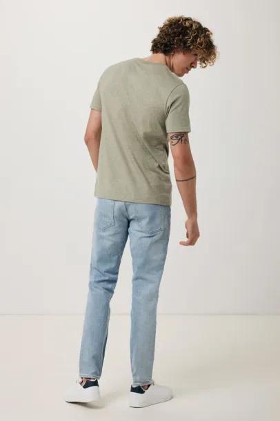 Iqoniq Brett recycled cotton t-shirt - iqoniq light heather green