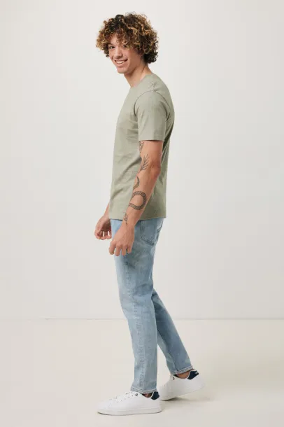 Iqoniq Brett recycled cotton t-shirt - iqoniq light heather green