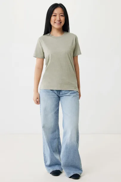 Iqoniq Brett unisex kratka majica od recikliranog pamuka - iqoniq light heather green