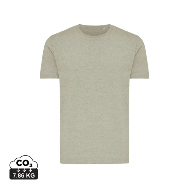 Iqoniq Brett unisex kratka majica od recikliranog pamuka, 180 g/m2 - iqoniq light heather green