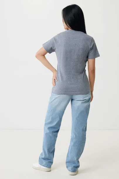 Iqoniq Brett recycled cotton t-shirt - iqoniq light heather navy