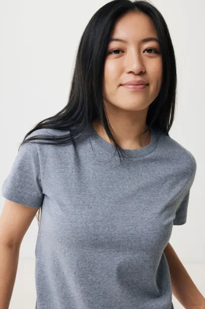 Iqoniq Brett recycled cotton t-shirt - iqoniq light heather navy