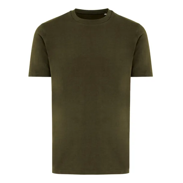 Iqoniq Brett unisex kratka majica od recikliranog pamuka, 180 g/m2 - iqoniq khaki