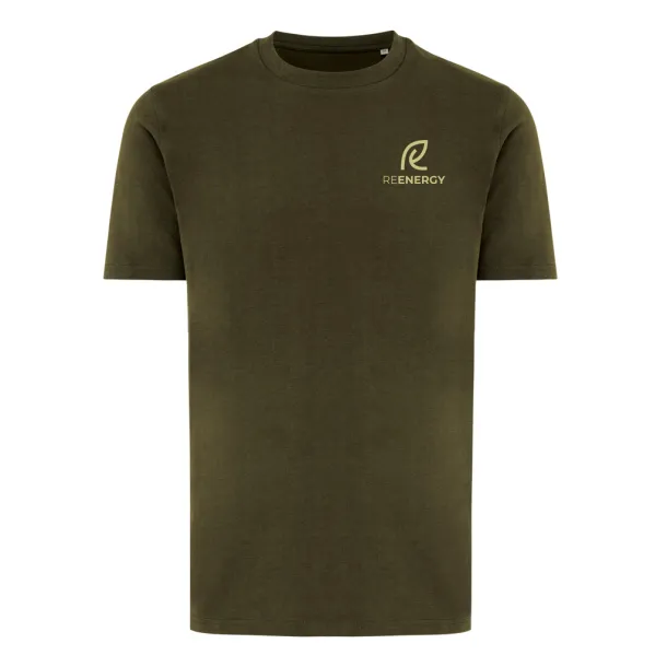 Iqoniq Brett unisex kratka majica od recikliranog pamuka, 180 g/m2 - iqoniq khaki