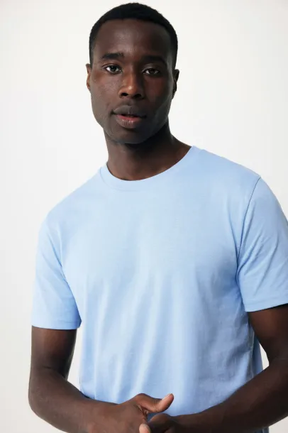 Iqoniq Brett recycled cotton t-shirt - iqoniq sky blue