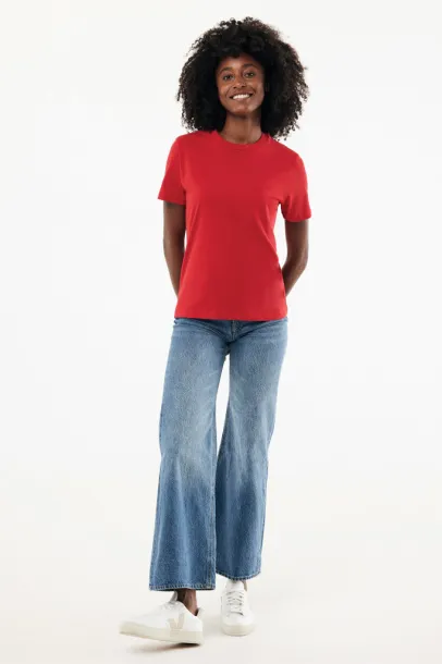 Iqoniq Brett recycled cotton t-shirt - iqoniq Crvena