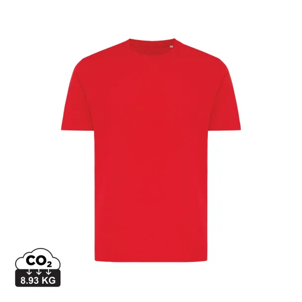 Iqoniq Brett unisex kratka majica od recikliranog pamuka, 180 g/m2 - iqoniq Crvena